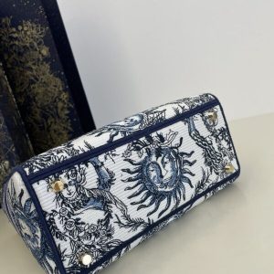 Replica Lady Dior D-Lite Blue Zodiac 9 Replica Lady Dior D-Lite Blue Zodiac - elite superclone designer purse