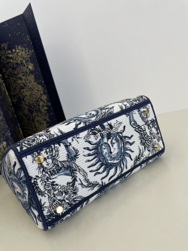 Replica Lady Dior D-Lite Blue Zodiac 9 Replica Lady Dior D-Lite Blue Zodiac - elite superclone designer purse