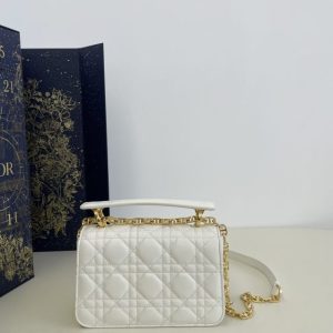 Replica Dior Jolie Top Handle White 6 Replica Dior Jolie Top Handle White - realistic designer-inspired fake bag