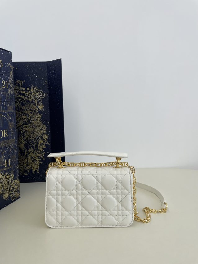 Replica Dior Jolie Top Handle White 6 Replica Dior Jolie Top Handle White - realistic designer-inspired fake bag