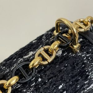 Replica Dior Miss Caro Black Wool 2 Replica Dior Miss Caro Black Wool - 1:1 designer replica handbag