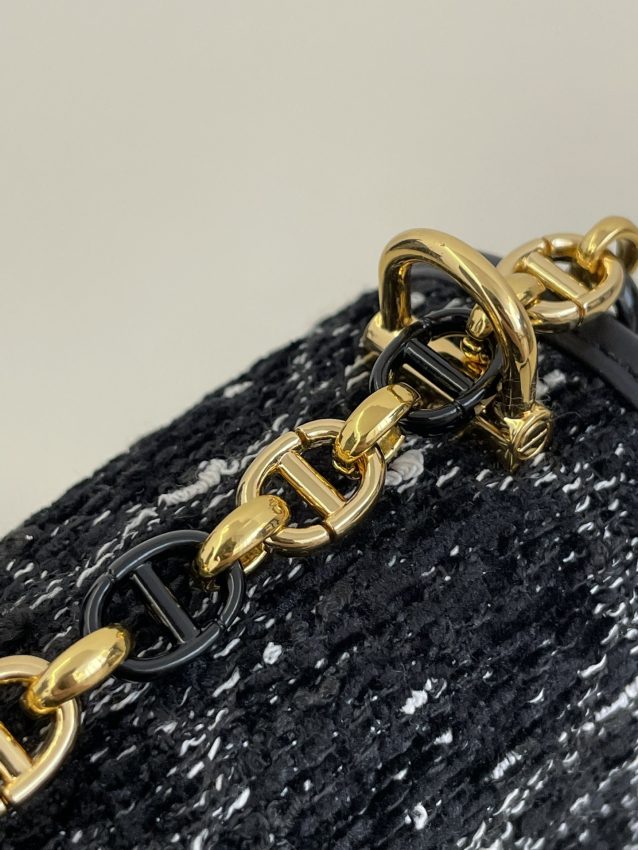 Replica Dior Miss Caro Black Wool 2 Replica Dior Miss Caro Black Wool - 1:1 designer replica handbag