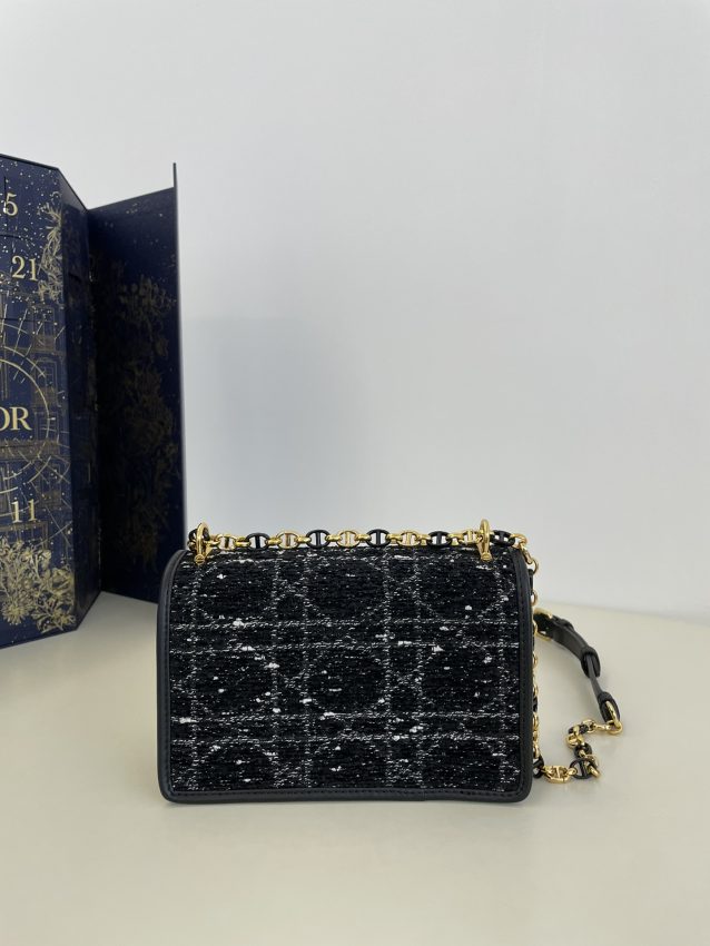 Replica Dior Miss Caro Black Wool 5 Replica Dior Miss Caro Black Wool - elite superclone designer purse
