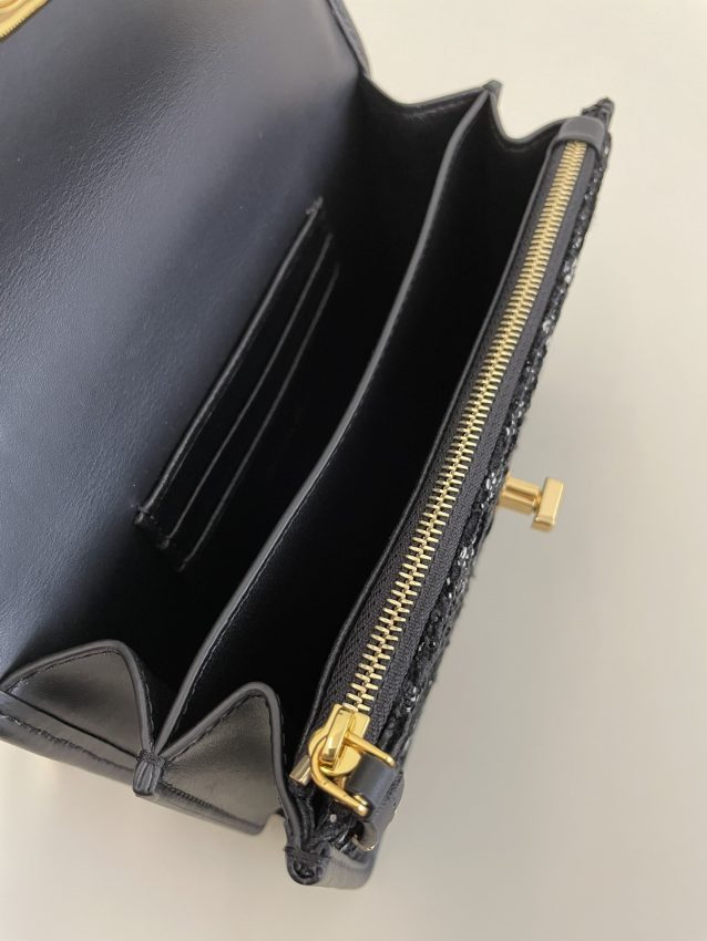Replica Dior Miss Caro Black Wool 9 Replica Dior Miss Caro Black Wool - high-end fake designer purse