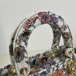 Replica Lady Dior D-Lite Purple Flowers 7 Replica Lady Dior D-Lite Purple Flowers - best-selling designer handbag dupe