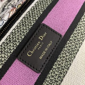 Replica Lady Dior D-Lite Purple Flowers 4 Replica Lady Dior D-Lite Purple Flowers - best-selling designer handbag dupe