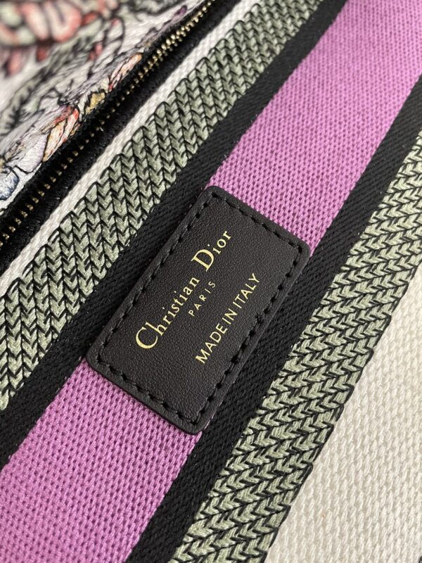 Replica Lady Dior D-Lite Purple Flowers 4 Replica Lady Dior D-Lite Purple Flowers - best-selling designer handbag dupe