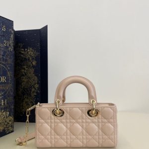 Replica Dior Lady D-Joy Bag Pink 2 Replica Dior Lady D-Joy Bag Pink - premium 1:1 fake handbag model