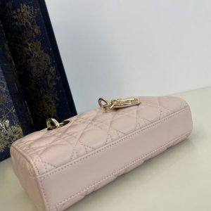 Replica Dior Lady D-Joy Bag Pink 5 Replica Dior Lady D-Joy Bag Pink - elite superclone designer purse