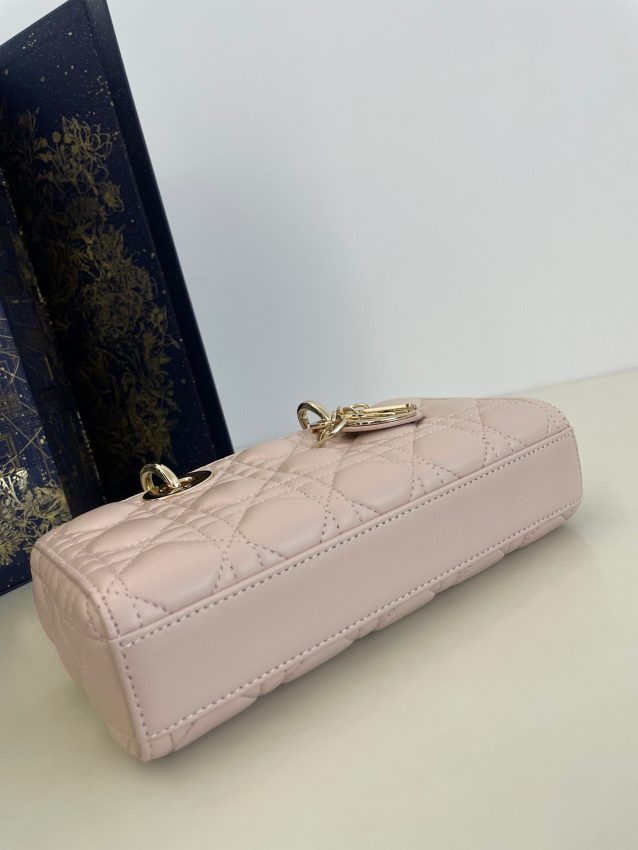 Replica Dior Lady D-Joy Bag Pink 5 Replica Dior Lady D-Joy Bag Pink - elite superclone designer purse