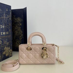 Replica Dior Lady D-Joy Bag Pink 1 Replica Dior Lady D-Joy Bag Pink - premium-grade designer purse dupe