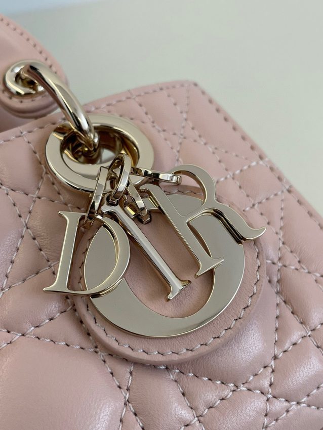 Replica Dior Lady D-Joy Mini Bag Pink 2 Replica Dior Lady D-Joy Mini Bag Pink - authentic-look luxury purse replica