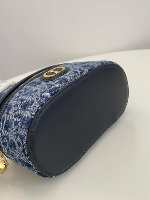 Replica Dior 30 Montaigne Vanity Denim Blue 2 Replica Dior 30 Montaigne Vanity Denim Blue - high-quality designer bag clone