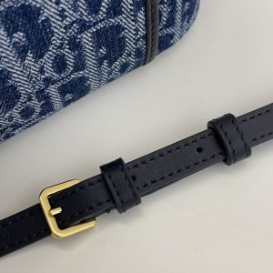 Replica Dior 30 Montaigne Vanity Denim Blue 5 Replica Dior 30 Montaigne Vanity Denim Blue - near-authentic luxury replica handbag