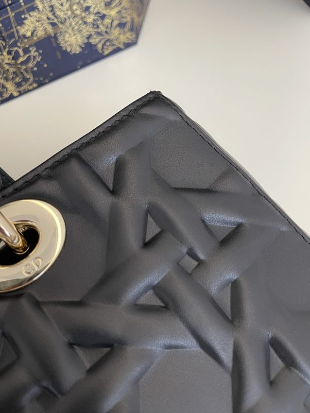 Replica Dior Lady D-Joy Large Bag Black New 2 Replica Dior Lady D-Joy Large Bag Black New - best quality luxury bag dupe
