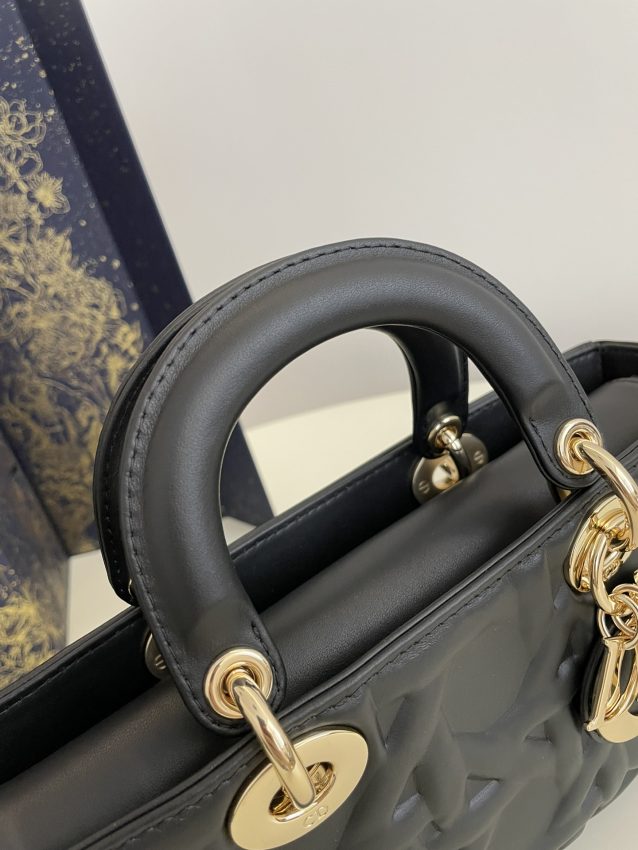 Replica Dior Lady D-Joy Large Bag Black New 6 Replica Dior Lady D-Joy Large Bag Black New - ultra-realistic fake designer tote