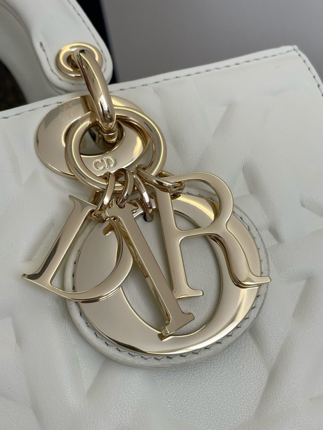 Replica Dior Lady D-Joy Large Bag New White 6 Replica Dior Lady D-Joy Large Bag New White - high-accuracy replica luxury purse