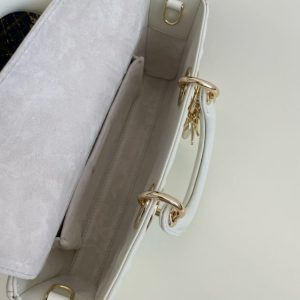 Replica Dior Lady D-Joy Large Bag New White 8 Replica Dior Lady D-Joy Large Bag New White - 1:1 designer replica handbag