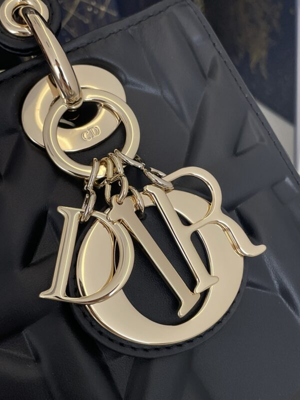 Replica Lady Dior Medium Black - premium 1:1 fake handbag model