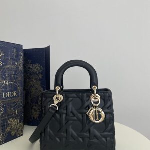 Replica Lady Dior Large Black New 1 Replica Lady Dior Large Black New - 1:1 designer replica handbag