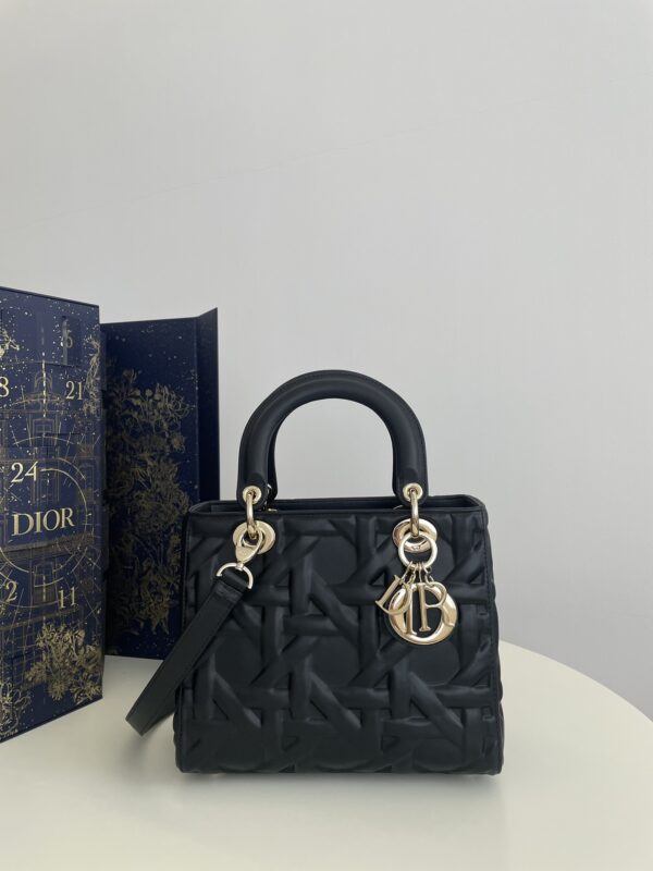 Replica Lady Dior Large Black New 1 Replica Lady Dior Large Black New - 1:1 designer replica handbag