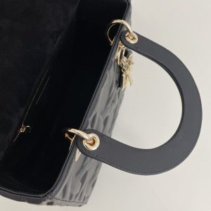 Replica Lady Dior Large Black New 7 Replica Lady Dior Large Black New - premium 1:1 fake handbag model