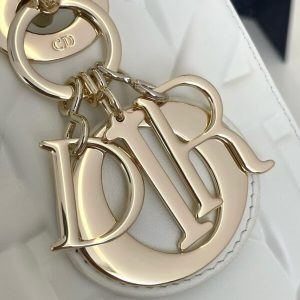 Replica Lady Dior Medium White 4 Replica Lady Dior Medium White - premium 1:1 fake handbag model