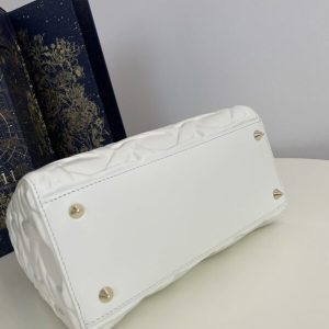 Replica Lady Dior Medium White 6 Replica Lady Dior Medium White - high-accuracy replica luxury purse