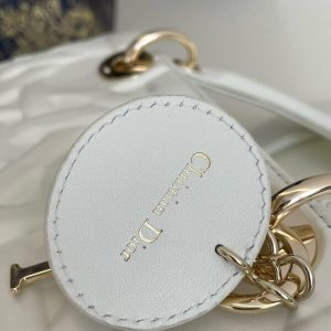 Replica Lady Dior Large White - high-end fake designer purse