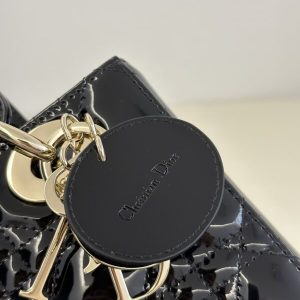 Replica Lady Dior Patent Black ABC 2 Replica Lady Dior Patent Black ABC - best-selling designer handbag dupe