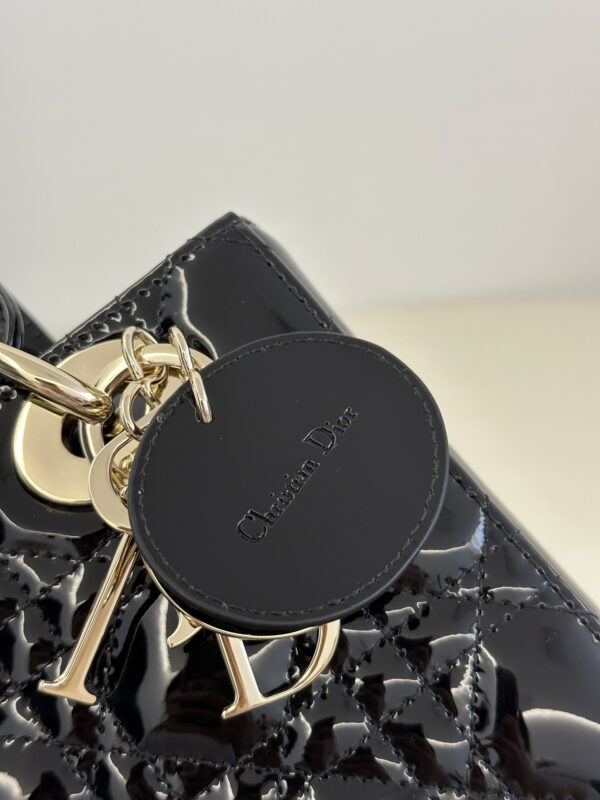 Replica Lady Dior Patent Black ABC 2 Replica Lady Dior Patent Black ABC - best-selling designer handbag dupe