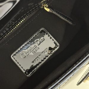 Replica Lady Dior Patent Black ABC 6 Replica Lady Dior Patent Black ABC - elite superclone designer purse