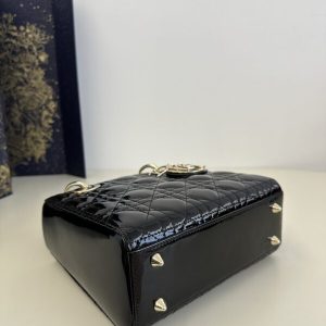 Replica Lady Dior Patent Black ABC 7 Replica Lady Dior Patent Black ABC - high-accuracy replica luxury purse