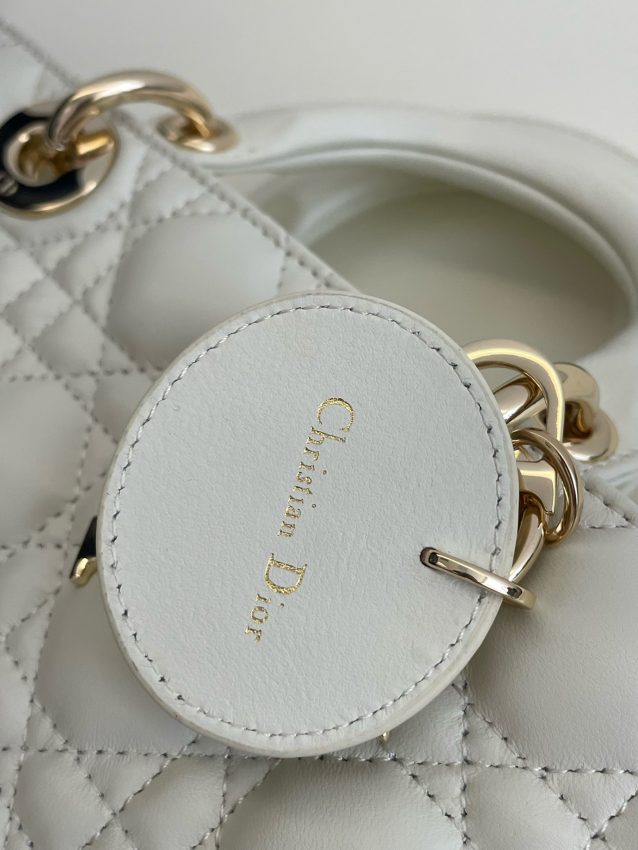 Replica Dior Lady D-Joy Large Bag White 3 Replica Dior Lady D-Joy Large Bag White - top-tier luxury replica shoulder bag