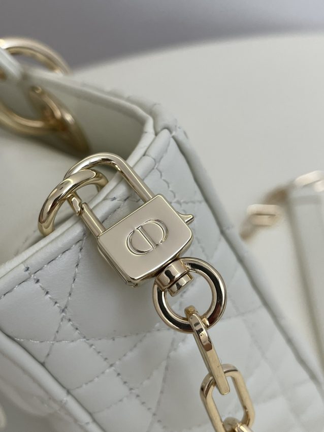 Replica Dior Lady D-Joy Large Bag White 4 Replica Dior Lady D-Joy Large Bag White - elite superclone designer purse