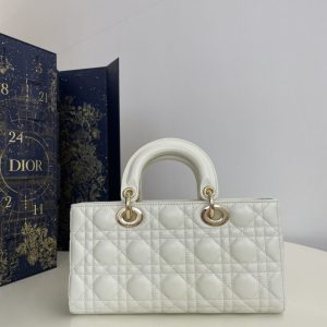 Replica Dior Lady D-Joy Large Bag White 5 Replica Dior Lady D-Joy Large Bag White - 1:1 designer replica handbag