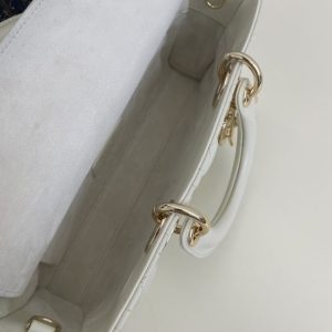 Replica Dior Lady D-Joy Large Bag White 7 Replica Dior Lady D-Joy Large Bag White - 1:1 designer replica handbag