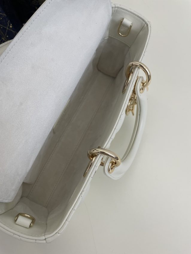 Replica Dior Lady D-Joy Large Bag White 7 Replica Dior Lady D-Joy Large Bag White - 1:1 designer replica handbag