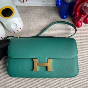 Replica Hermes Constance 26cm Green 1 Replica Hermes Constance 26cm Green - high-end fake designer purse