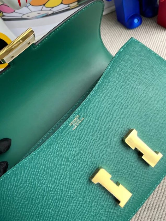 Replica Hermes Constance 26cm Green 4 Replica Hermes Constance 26cm Green - top-tier luxury replica shoulder bag