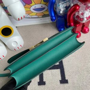 Replica Hermes Constance 26cm Green 5 Replica Hermes Constance 26cm Green - premium 1:1 fake handbag model