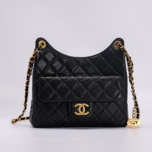 Replica CHANEL Hobo Medium Black 1 Replica CHANEL Hobo Medium Black - best-selling designer handbag dupe