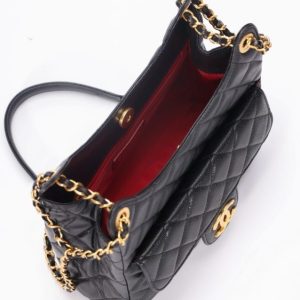Replica CHANEL Hobo Medium Black 6 Replica CHANEL Hobo Medium Black - high-accuracy replica luxury purse
