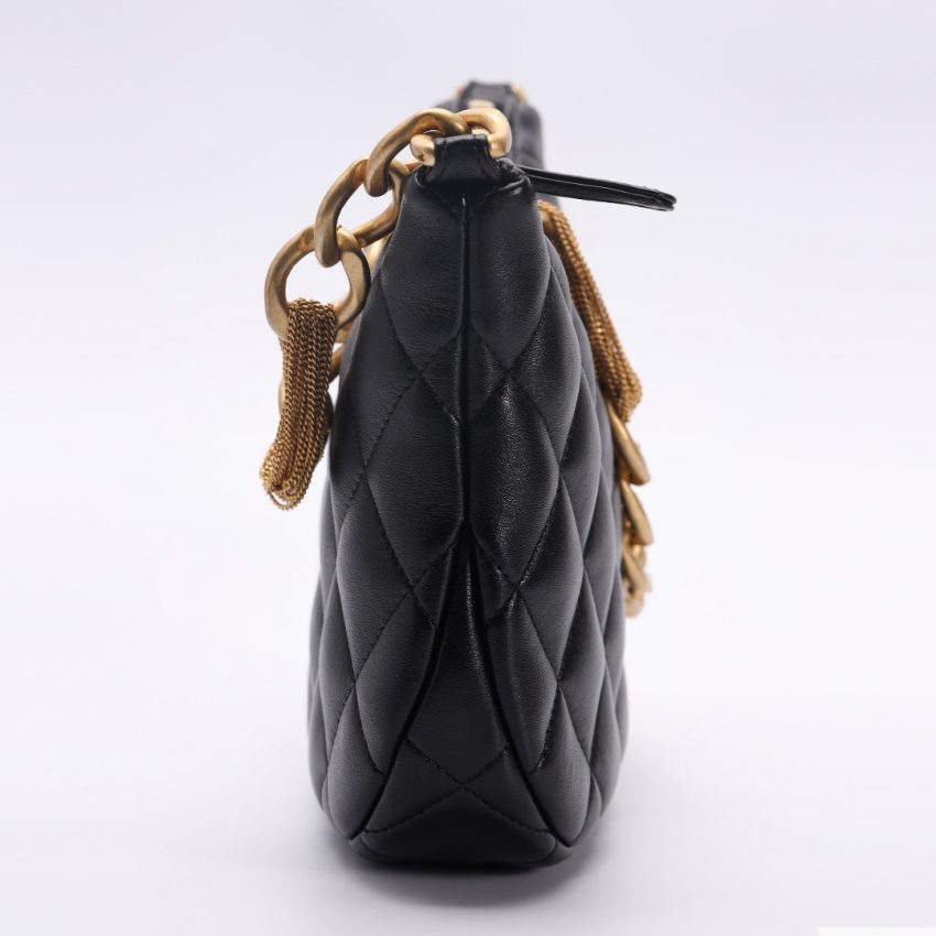 Replica CHANEL Chain Hobo Black 2 Replica CHANEL Chain Hobo Black - elite superclone designer purse