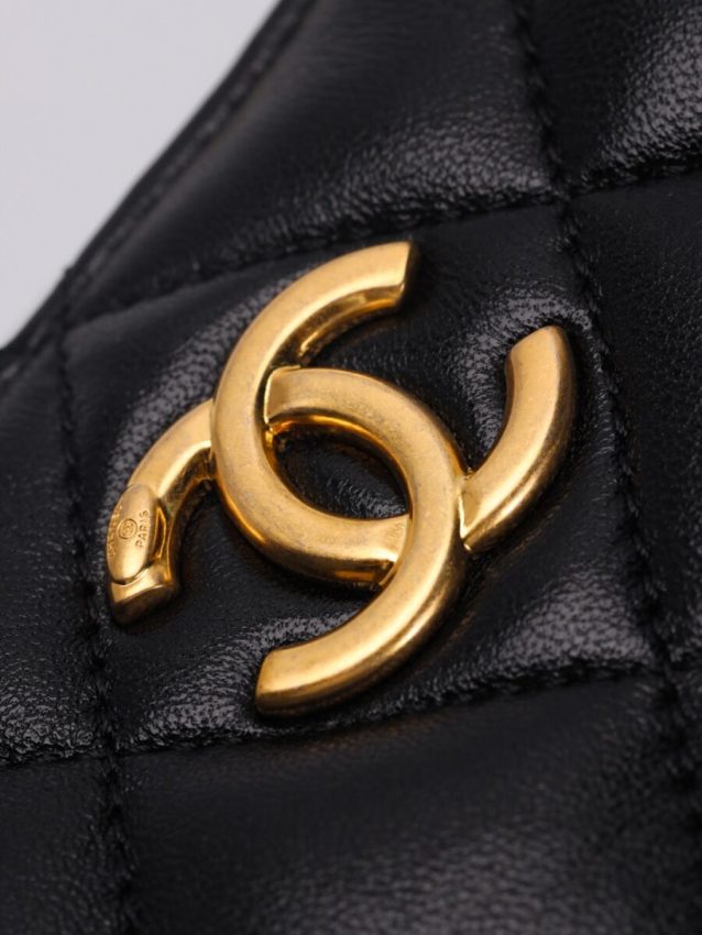 Replica CHANEL Chain Hobo Black 8 Replica CHANEL Chain Hobo Black - elite superclone designer purse