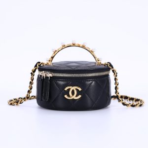 Replica CHANEL 23B Pearl Cylinder 5 Replica CHANEL 23B Pearl Cylinder - elite superclone designer purse