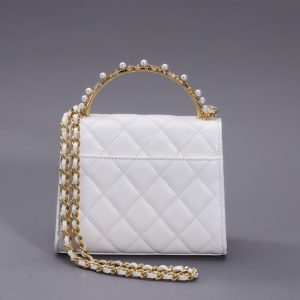 Replica CHANEL 23B Pearl White Handle Bag 4 Replica CHANEL 23B Pearl White Handle Bag - premium 1:1 fake handbag model