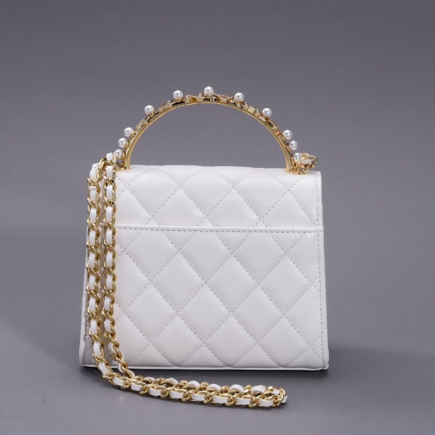 Replica CHANEL 23B Pearl White Handle Bag 4 Replica CHANEL 23B Pearl White Handle Bag - premium 1:1 fake handbag model
