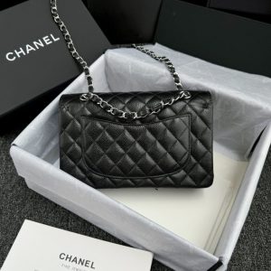 Replica CHANEL Classic Flap 23cm Black Silver 10 Replica CHANEL Classic Flap 23cm Black Silver - best-selling designer handbag dupe