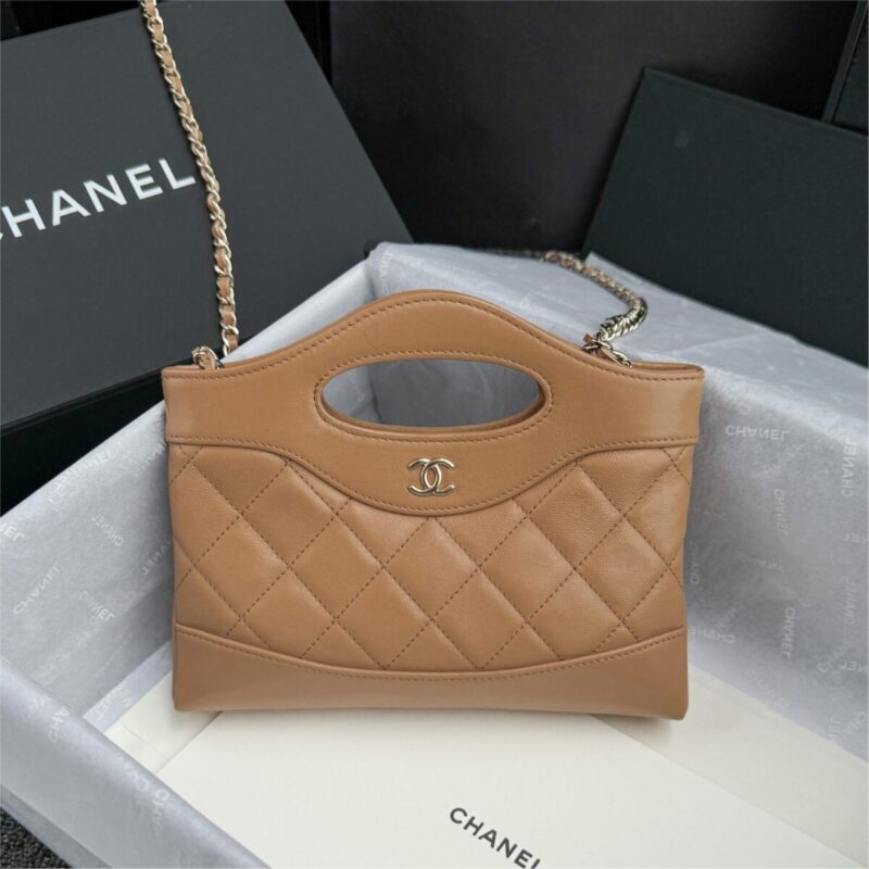 Replica CHANEL 24s Mini Horizontal Milk Tea 1 Replica CHANEL 24s Mini Horizontal Milk Tea - near-authentic luxury replica handbag
